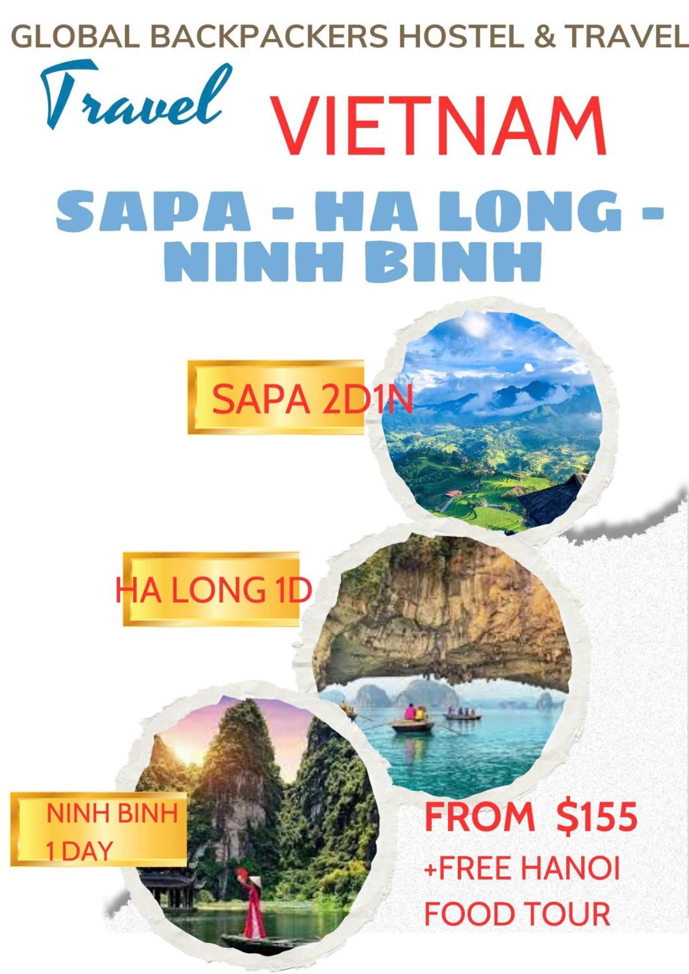 Global Hanoi Backpackers Bagian luar foto